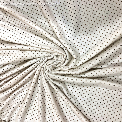 Suede with Punch Holes